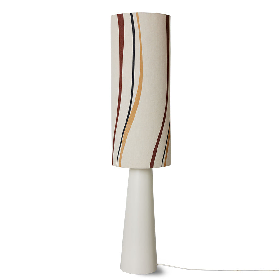 Cylinder lamp shade floral (28,5x28,5cm)