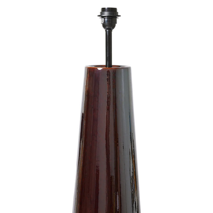 Cone floor lamp base XL brown