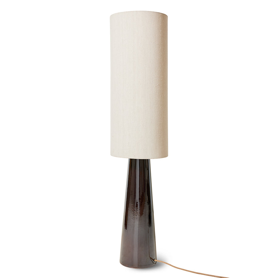 Cone floor lamp base XL brown