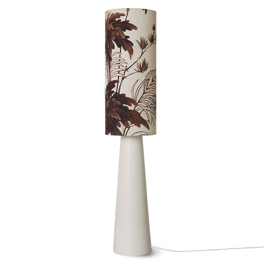 Cone floor lamp base XL cream