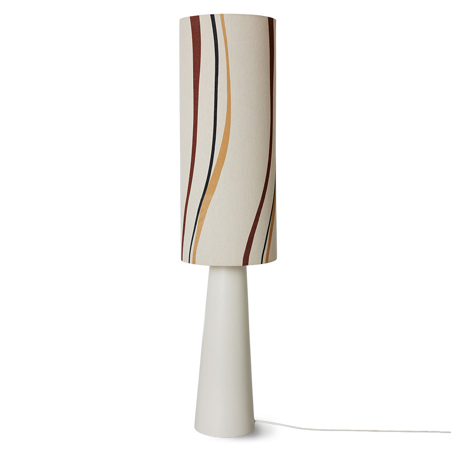 Cone floor lamp base XL cream
