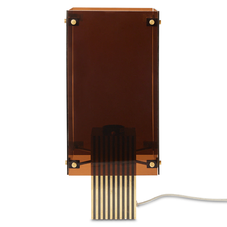 Brass table lamp