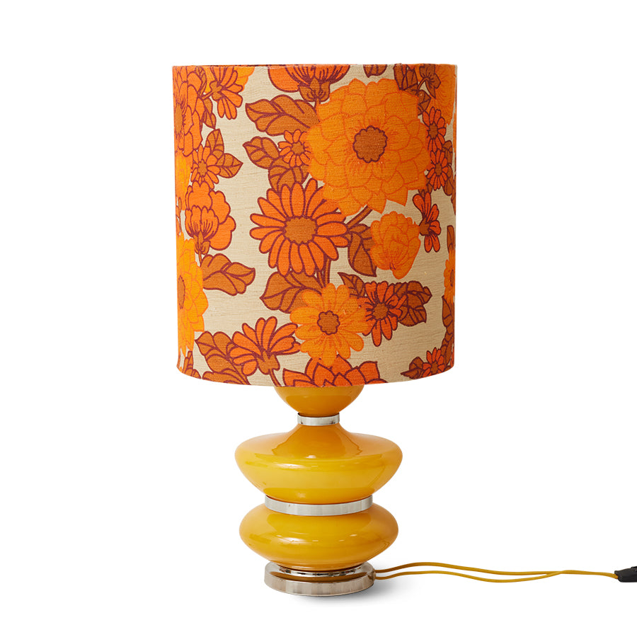 Bubble lamp base honey