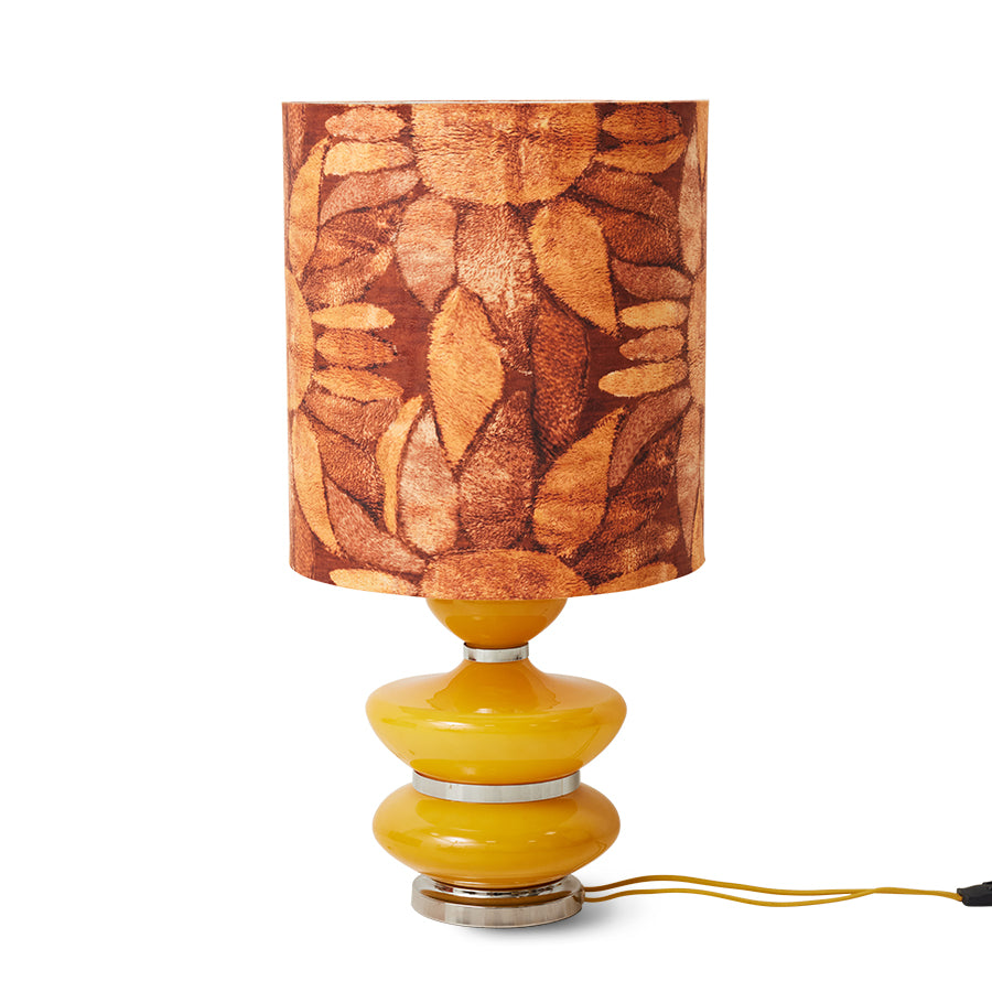 Bubble lamp base honey